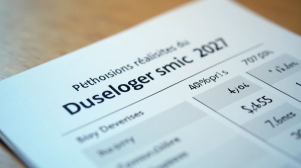 Prévisions réalistes du smic 2027 et son impact sur les salariés